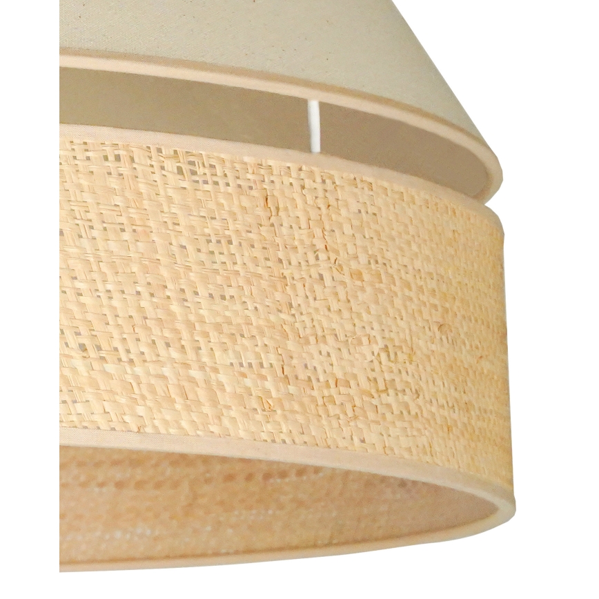 Duolla - Lühter YUTE AVIGNON 1xE27/15W/230V d. 60 cm kreemikas/beež