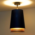 Duolla - Pinnale kinnitatav lühter BELL SHINY 1xE27/15W/230V d. 25 cm sinine/vask