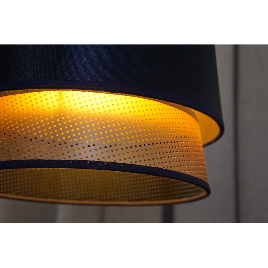 Duolla - Pinnale kinnitatav lühter BELL SHINY 1xE27/15W/230V d. 25 cm sinine/vask