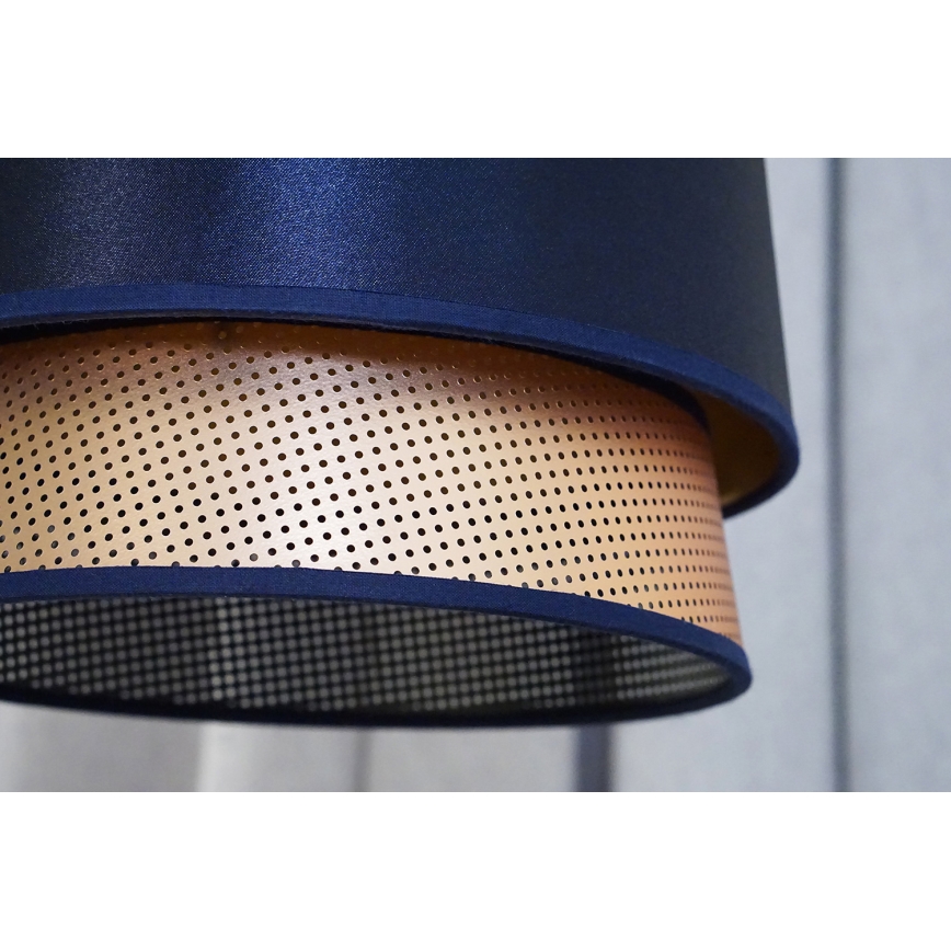 Duolla - Pinnale kinnitatav lühter BELL SHINY 1xE27/15W/230V d. 25 cm sinine/vask
