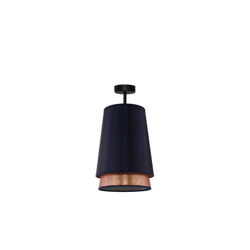 Duolla - Pinnale kinnitatav lühter BELL SHINY 1xE27/15W/230V d. 25 cm sinine/vask