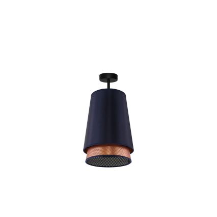 Duolla - Pinnale kinnitatav lühter BELL SHINY 1xE27/15W/230V d. 25 cm sinine/vask