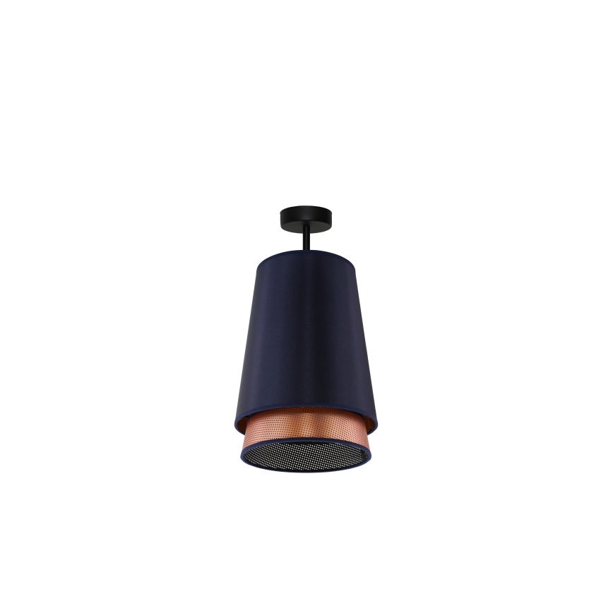 Duolla - Pinnale kinnitatav lühter BELL SHINY 1xE27/15W/230V d. 25 cm sinine/vask