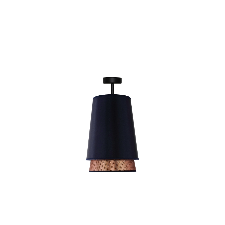 Duolla - Pinnale kinnitatav lühter BELL SHINY 1xE27/15W/230V d. 25 cm sinine/vask