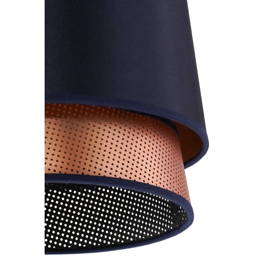 Duolla - Pinnale kinnitatav lühter BELL SHINY 1xE27/15W/230V d. 25 cm sinine/vask