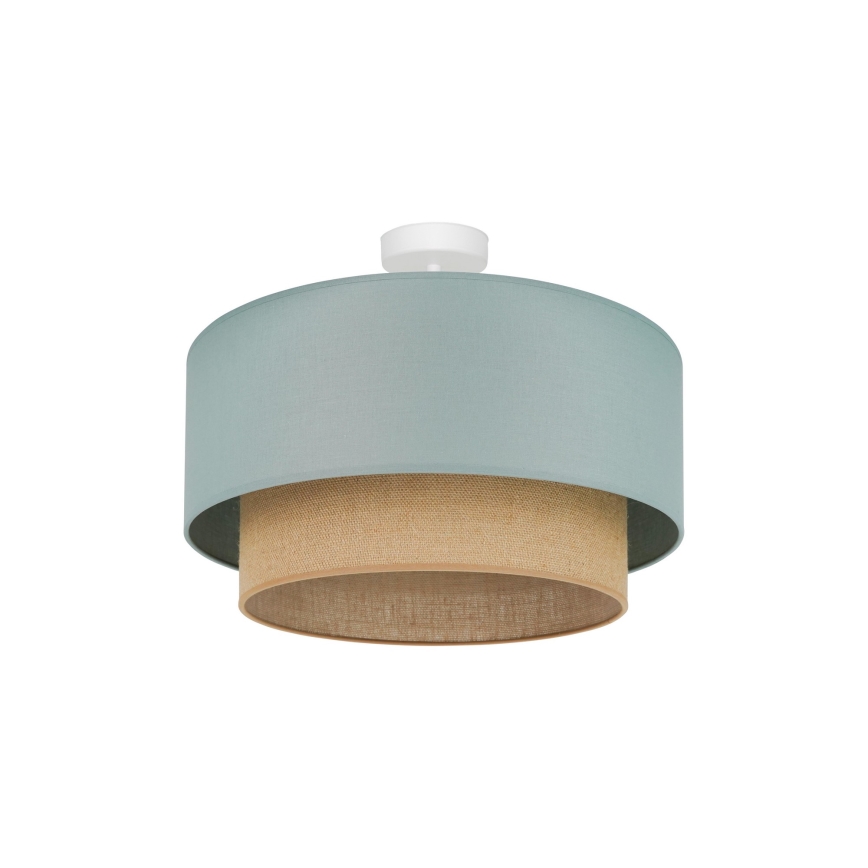 Duolla - Pinnale kinnitatav lühter  BOHO 1xE27/15W/230V d. 45 cm roheline/pruun