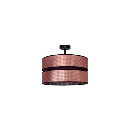 Duolla - Pinnale kinnitatav lühter COPPER SHINY 1xE27/15W/230V d. 40 cm vask/must