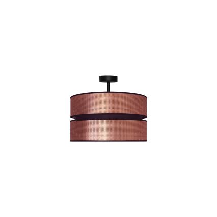 Duolla - Pinnale kinnitatav lühter COPPER SHINY 1xE27/15W/230V d. 40 cm vask/must