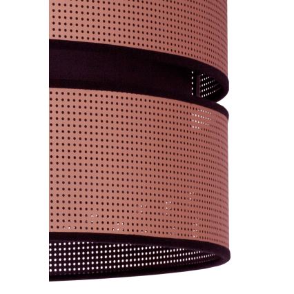Duolla - Pinnale kinnitatav lühter COPPER SHINY 1xE27/15W/230V d. 40 cm vask/must