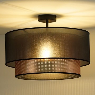 Duolla - Pinnale kinnitatav lühter COPPER SHINY 1xE27/15W/230V d. 45 cm pruun/vask