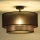 Duolla - Pinnale kinnitatav lühter COPPER SHINY 1xE27/15W/230V d. 45 cm pruun/vask