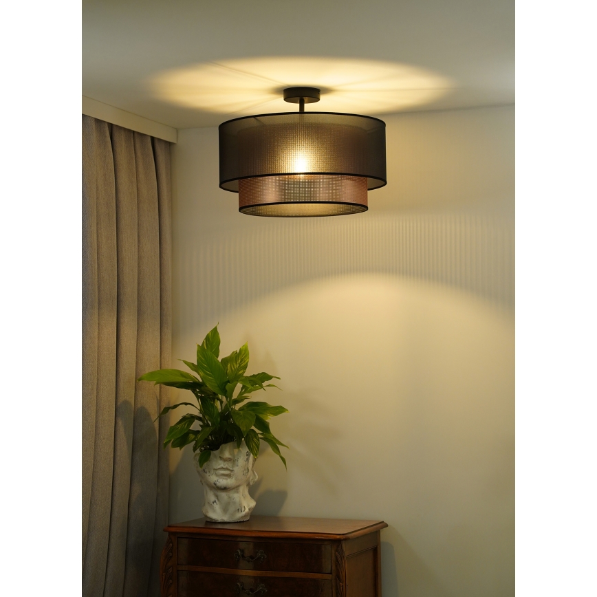 Duolla - Pinnale kinnitatav lühter COPPER SHINY 1xE27/15W/230V d. 45 cm pruun/vask