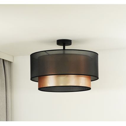 Duolla - Pinnale kinnitatav lühter COPPER SHINY 1xE27/15W/230V d. 45 cm pruun/vask
