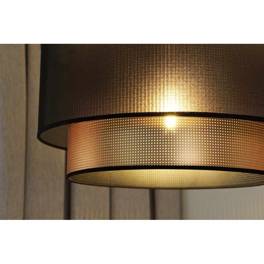 Duolla - Pinnale kinnitatav lühter COPPER SHINY 1xE27/15W/230V d. 45 cm pruun/vask