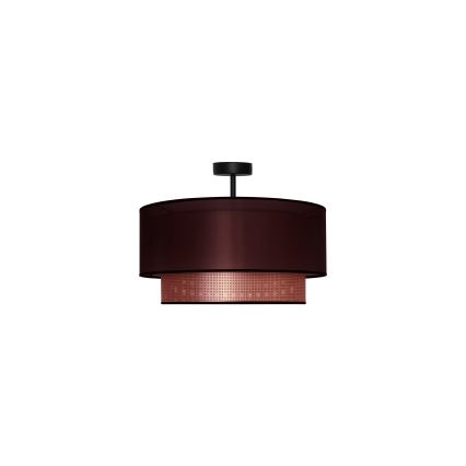 Duolla - Pinnale kinnitatav lühter COPPER SHINY 1xE27/15W/230V d. 45 cm pruun/vask