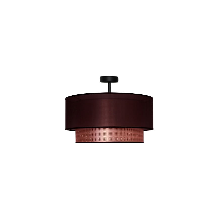 Duolla - Pinnale kinnitatav lühter COPPER SHINY 1xE27/15W/230V d. 45 cm pruun/vask