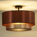 Duolla - Pinnale kinnitatav lühter COPPER SHINY 1xE27/15W/230V d. 45 cm vask
