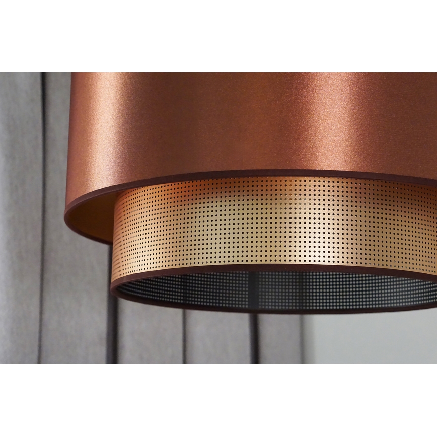 Duolla - Pinnale kinnitatav lühter COPPER SHINY 1xE27/15W/230V d. 45 cm vask
