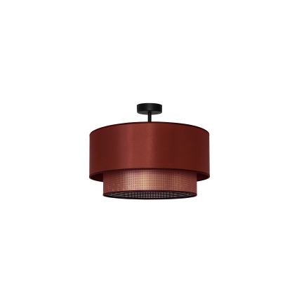 Duolla - Pinnale kinnitatav lühter COPPER SHINY 1xE27/15W/230V d. 45 cm vask