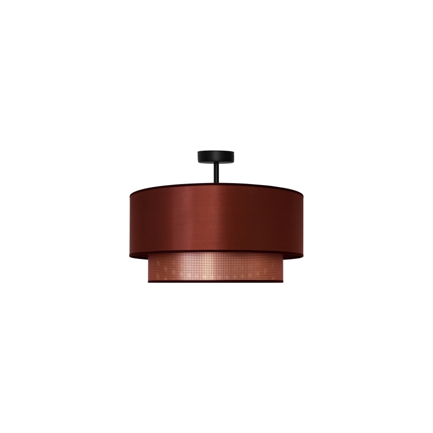 Duolla - Pinnale kinnitatav lühter COPPER SHINY 1xE27/15W/230V d. 45 cm vask