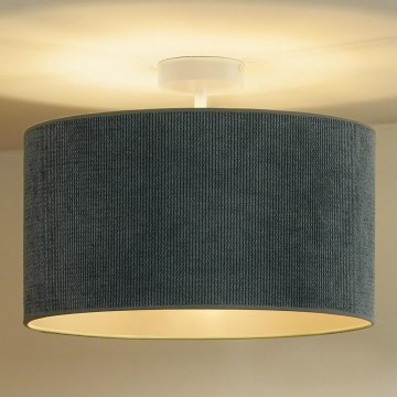 Duolla - Pinnale kinnitatav lühter CORDUROY 1xE27/15W/230V d. 40 cm helesinine