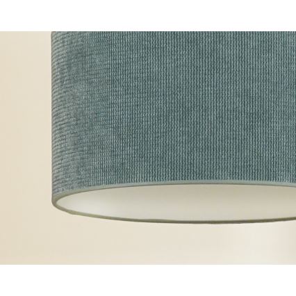Duolla - Pinnale kinnitatav lühter CORDUROY 1xE27/15W/230V d. 40 cm helesinine