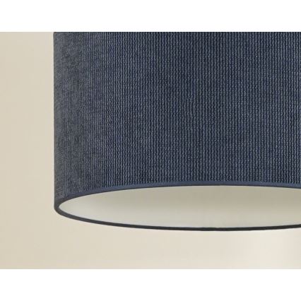 Duolla - Pinnale kinnitatav lühter CORDUROY 1xE27/15W/230V d. 40 cm tumesinine