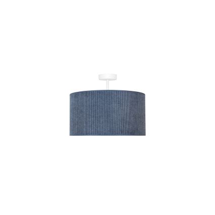 Duolla - Pinnale kinnitatav lühter CORDUROY 1xE27/15W/230V d. 40 cm tumesinine