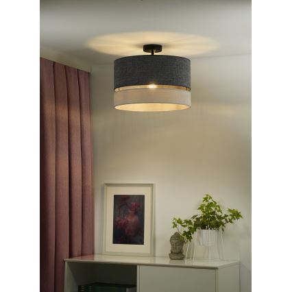 Duolla - Pinnale kinnitatav lühter DOUBLE 1xE27/15W/230V d. 40 cm hall