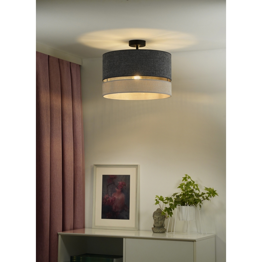 Duolla - Pinnale kinnitatav lühter DOUBLE 1xE27/15W/230V d. 40 cm hall