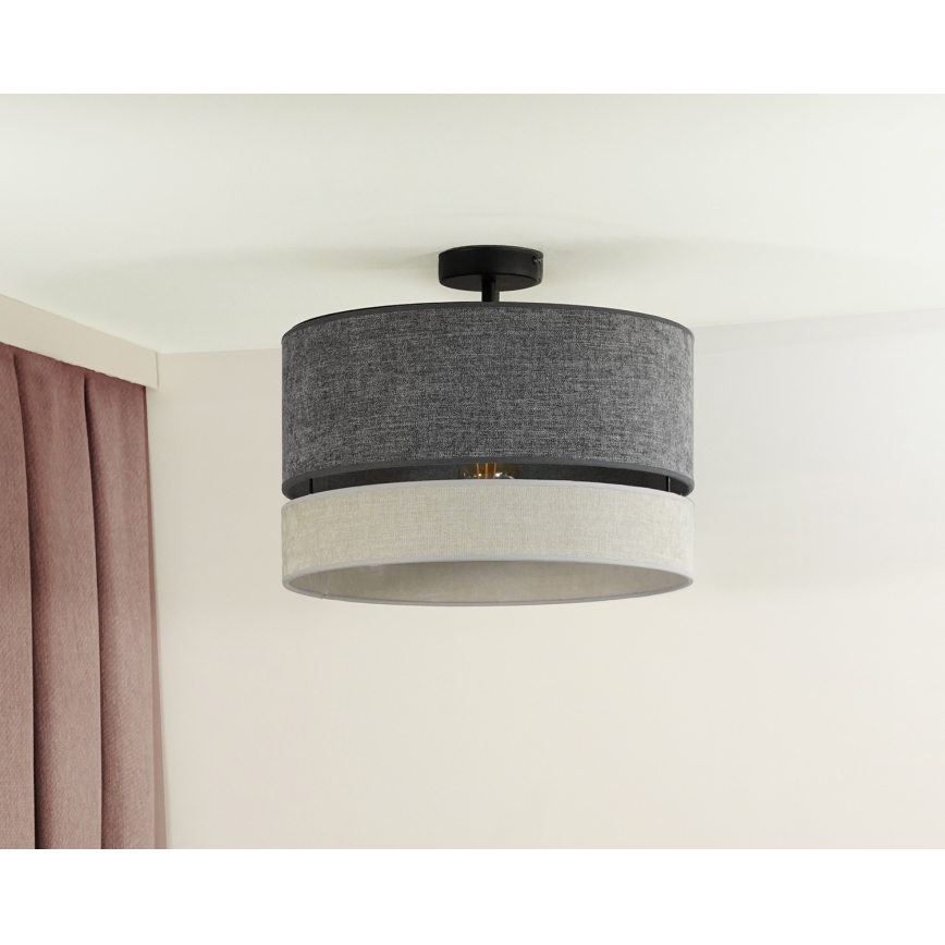 Duolla - Pinnale kinnitatav lühter DOUBLE 1xE27/15W/230V d. 40 cm hall