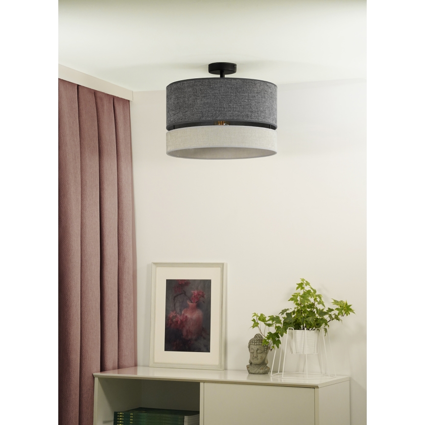 Duolla - Pinnale kinnitatav lühter DOUBLE 1xE27/15W/230V d. 40 cm hall