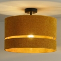 Duolla - Pinnale kinnitatav lühter DOUBLE 1xE27/15W/230V d. 40 cm oranž