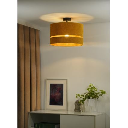 Duolla - Pinnale kinnitatav lühter DOUBLE 1xE27/15W/230V d. 40 cm oranž
