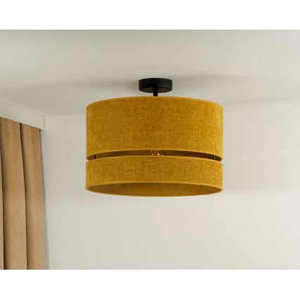 Duolla - Pinnale kinnitatav lühter DOUBLE 1xE27/15W/230V d. 40 cm oranž