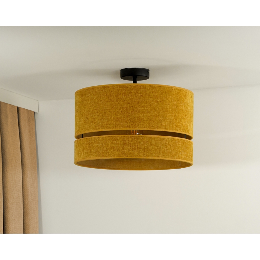 Duolla - Pinnale kinnitatav lühter DOUBLE 1xE27/15W/230V d. 40 cm oranž