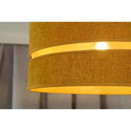 Duolla - Pinnale kinnitatav lühter DOUBLE 1xE27/15W/230V d. 40 cm oranž