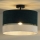 Duolla - Pinnale kinnitatav lühter DOUBLE 1xE27/15W/230V d. 40 cm roheline/hall