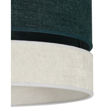 Duolla - Pinnale kinnitatav lühter DOUBLE 1xE27/15W/230V d. 40 cm roheline/hall