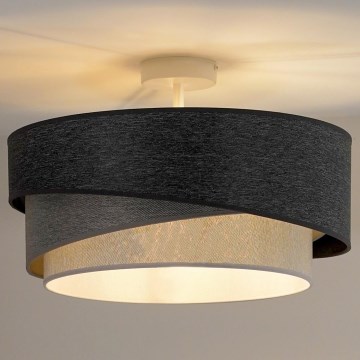 Duolla - Pinnale kinnitatav lühter KOBO 1xE27/15W/230V d. 45 cm hall/valge