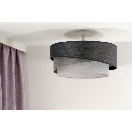 Duolla - Pinnale kinnitatav lühter KOBO 1xE27/15W/230V d. 45 cm hall/valge