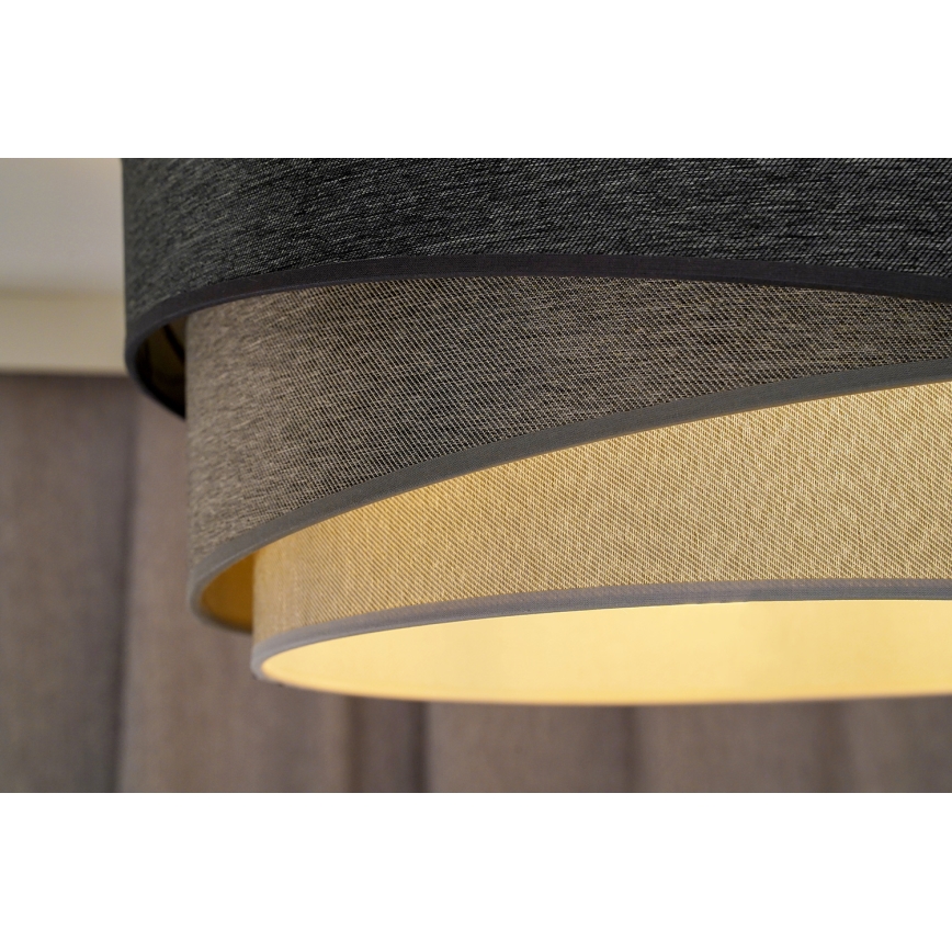 Duolla - Pinnale kinnitatav lühter KOBO 1xE27/15W/230V d. 45 cm hall/valge
