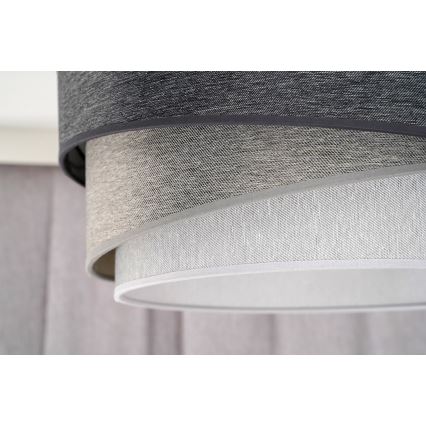 Duolla - Pinnale kinnitatav lühter KOBO 1xE27/15W/230V d. 45 cm hall/valge