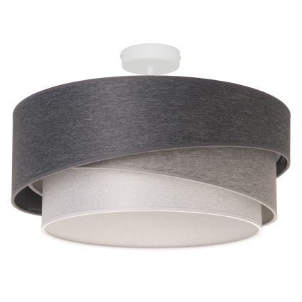 Duolla - Pinnale kinnitatav lühter KOBO 1xE27/15W/230V d. 45 cm hall/valge