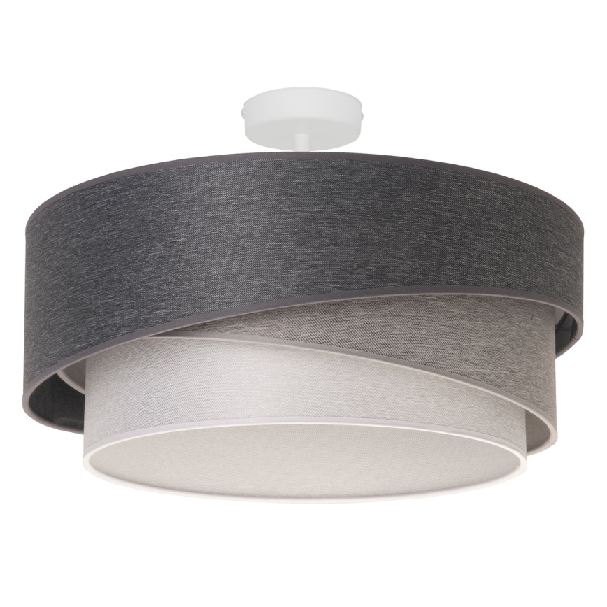 Duolla - Pinnale kinnitatav lühter KOBO 1xE27/15W/230V d. 45 cm hall/valge