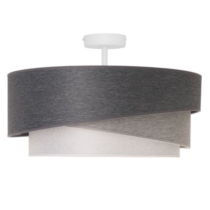 Duolla - Pinnale kinnitatav lühter KOBO 1xE27/15W/230V d. 45 cm hall/valge