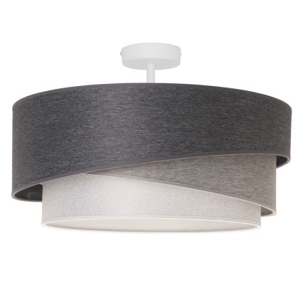 Duolla - Pinnale kinnitatav lühter KOBO 1xE27/15W/230V d. 45 cm hall/valge