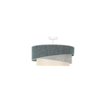 Duolla - Pinnale kinnitatav lühter KOBO ECO RECYCLING 1xE27/15W/230V d. 45 cm roheline/hall/kreemikas