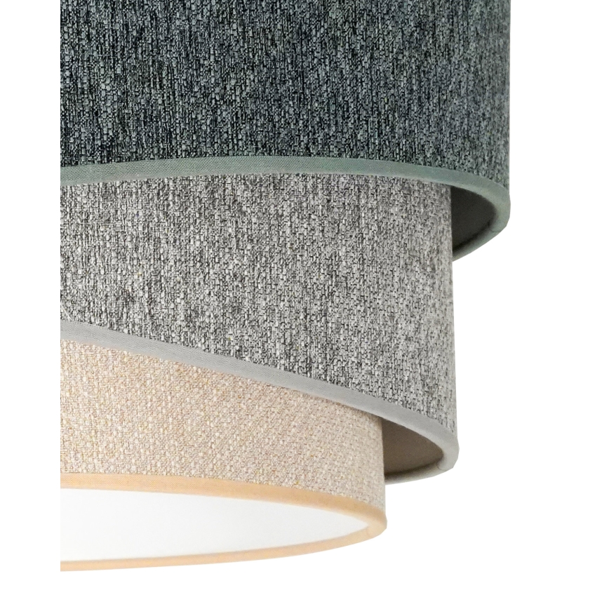 Duolla - Pinnale kinnitatav lühter KOBO ECO RECYCLING 1xE27/15W/230V d. 45 cm roheline/hall/kreemikas