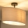 Duolla - Pinnale kinnitatav lühter OVAL 1xE27/15W/230V hall
